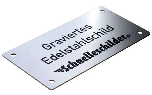 Grafik: Individuelle lasergravierte metallschilder