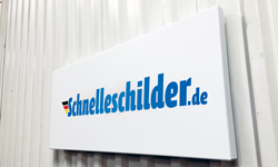 Gebogene Aluminiumschilder online selbst gestalten!