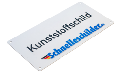 Kunststoffschilder