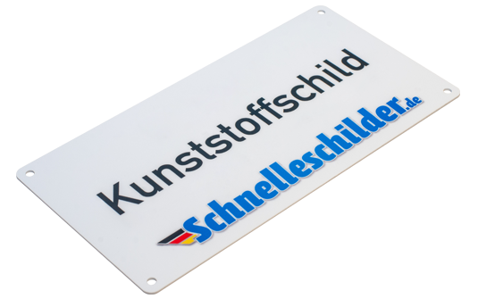 Grafik: Individuelle Kunststoffschilder